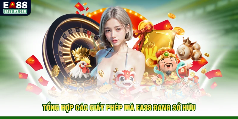 Tổng hợp các giấy phép mà EA88 đang sở hữu